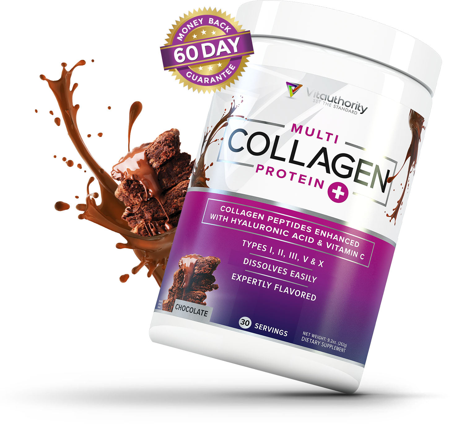 Multi Collagen Peptides - Chocolate