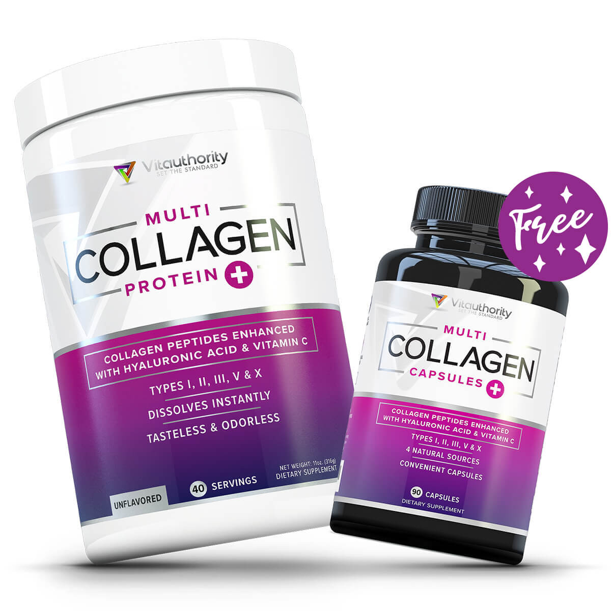 MULTI COLLAGEN PEPTIDES + MULTI COLLAGEN CAPSULES