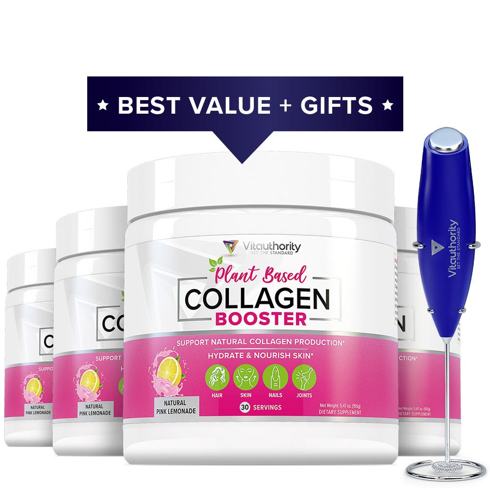 4 Bottles of PLANT BASED COLLAGEN BOOST