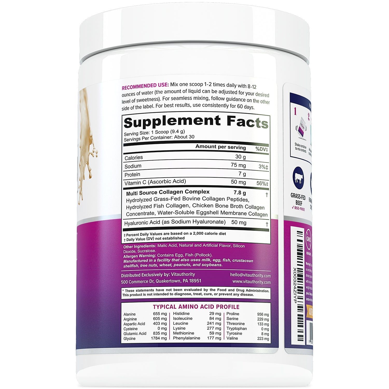 Multi Collagen Peptides - Piña Colada