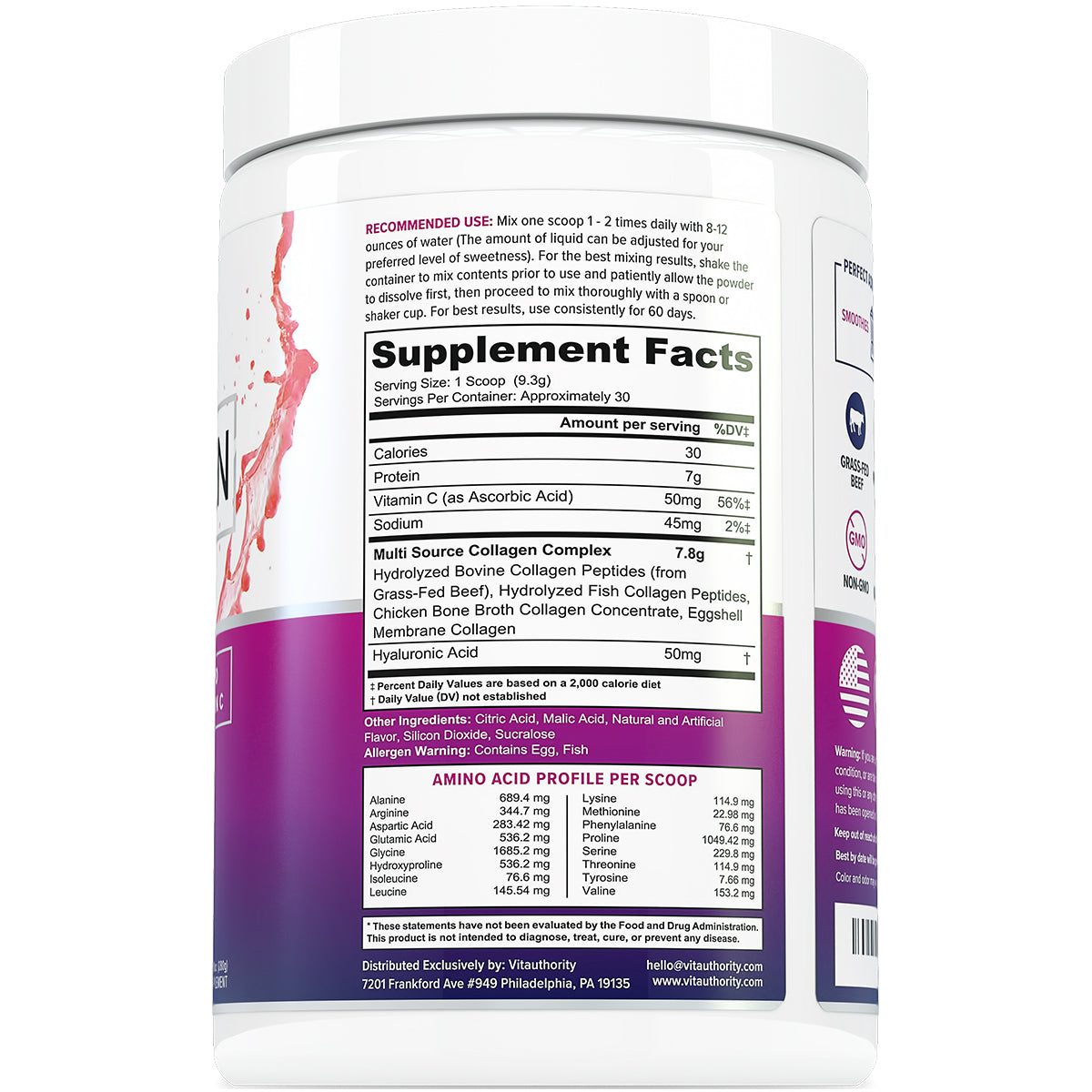 MULTI COLLAGEN + STRAWBERRY FLAVOR