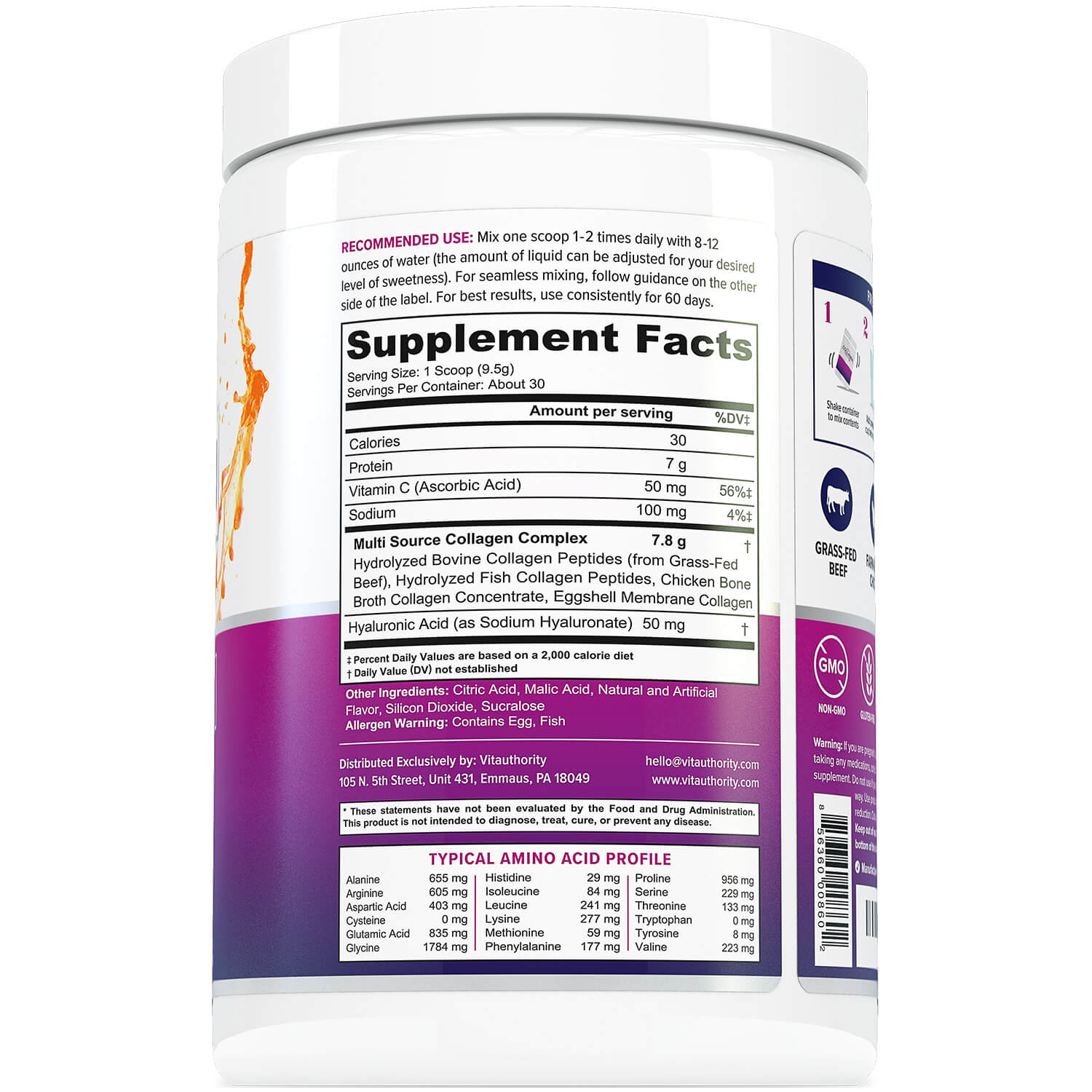 MULTI COLLAGEN + PEACH MANGO FLAVOR