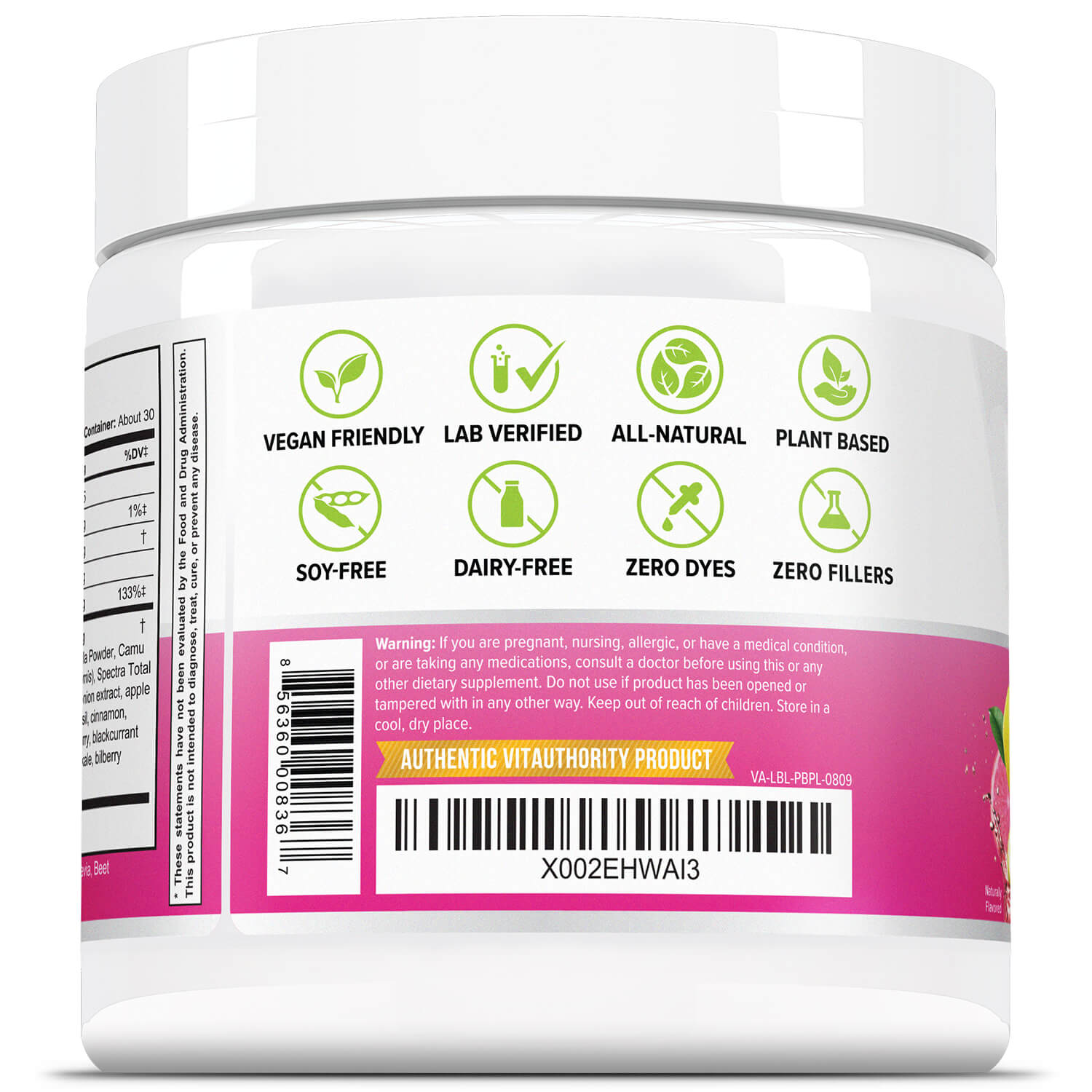 4 Bottles of PLANT BASED COLLAGEN BOOST
