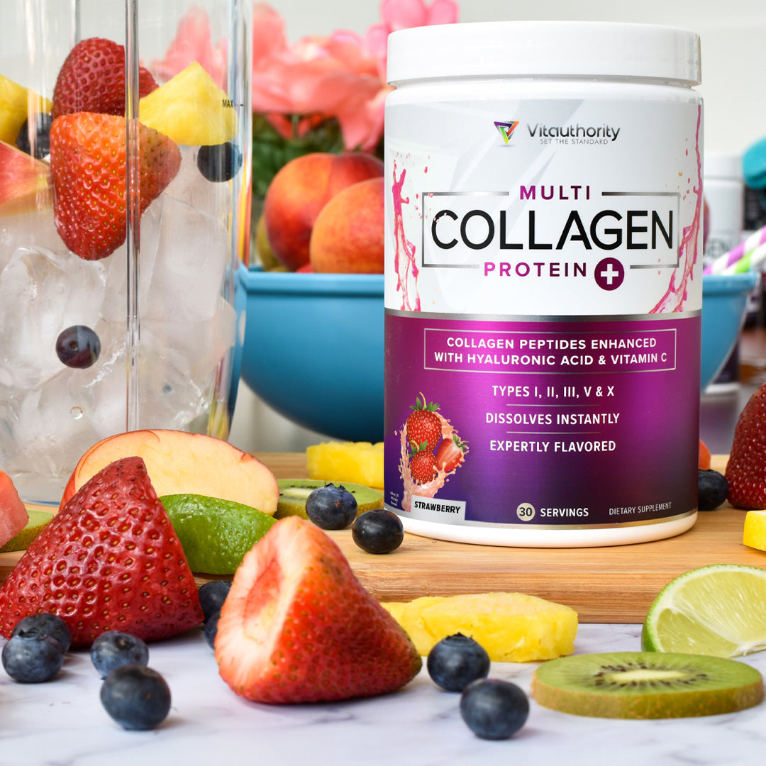 Multi Collagen Peptides - Strawberry