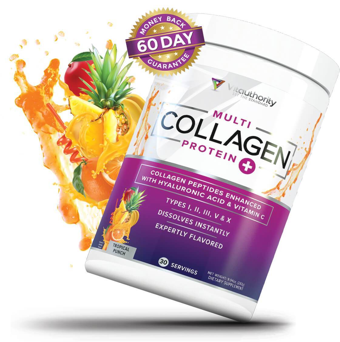 MULTI COLLAGEN + TROPICAL PUNCH FLAVOR