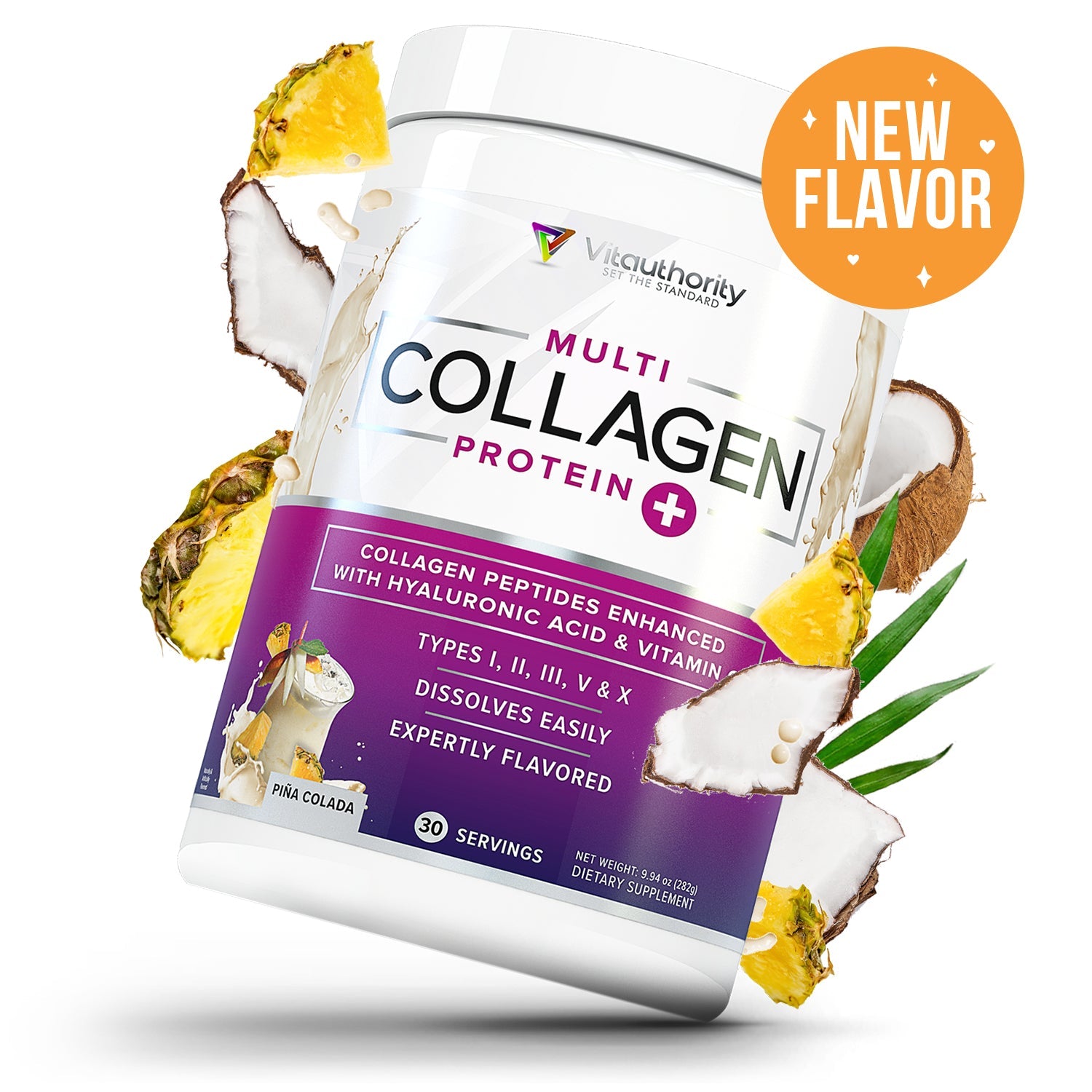 Multi Collagen Peptides - Piña Colada